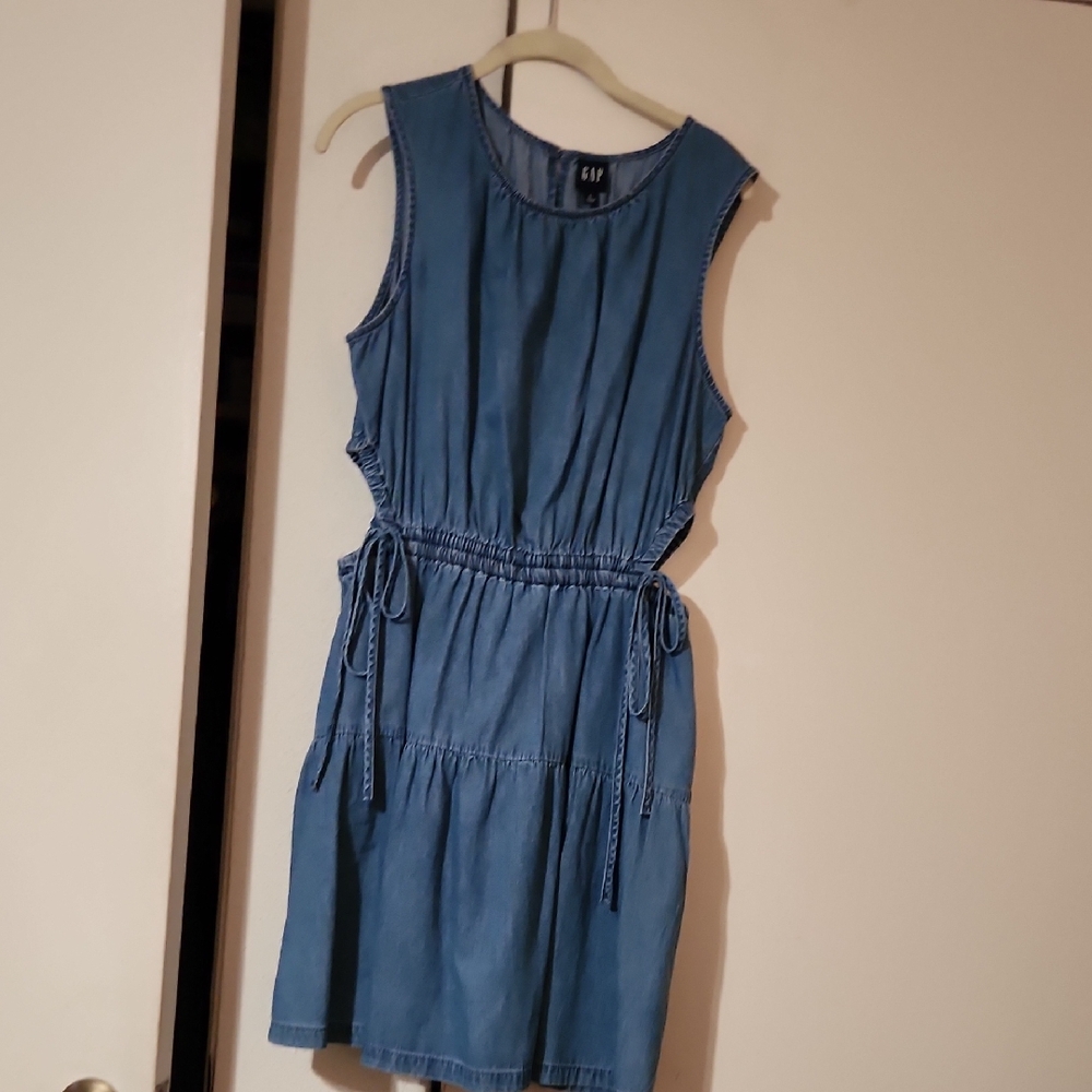 GAP Blue Sleeveless Dress